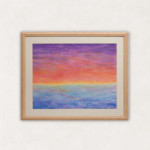 Purple Sunset<br />
神崎 洋子 Yoko Kanzaki<br />
一瞬一瞬と変化する鮮やかで穏やかなパープルの夕焼けを見ると、
自然美への感謝と明日への期待感が湧き上がります。
そんなパープルを表現して見ました。