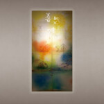 循環の種<br/>
小林 真緒美 Maomi Kobayashi<br/>
太陽と大地の水に揺さぶられて咲く原種の花を表現しました