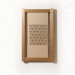 Green<br />
saule サウレ<br />
今回のテーマカラーである【Green】から
イメージされたもの(植物)をモチーフに、
大好きな木と糸のこを用いて表現しました。