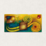 イエローに抱かれて 中野 初美<br/>
中野 初美 Hatsumi Nakano<br/>
何処までも続くであろう時間の流れイエローがすべての生命に輝きをもたらしてくれるような……