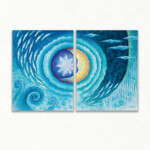 ブルーの輝き<Br />
中野 初美 Hatsumi Nakano<Br />
青い空 青い海 どこまでも広がる不思議溢れる魅力的な色 ブルーで希望と感動を、、、