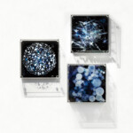 Clear Blue 1・2・3<Br />
にしや 智子 Tomoko Nishiya<Br />
青と透明の間を行ったり来たり。