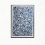 bleu plants<Br />
南本弓子 Yumiko Minamimoto<Br />
ゼンタングルのパターンと自身の絵を組み合わせ、幻想的な植物群を表現しました。